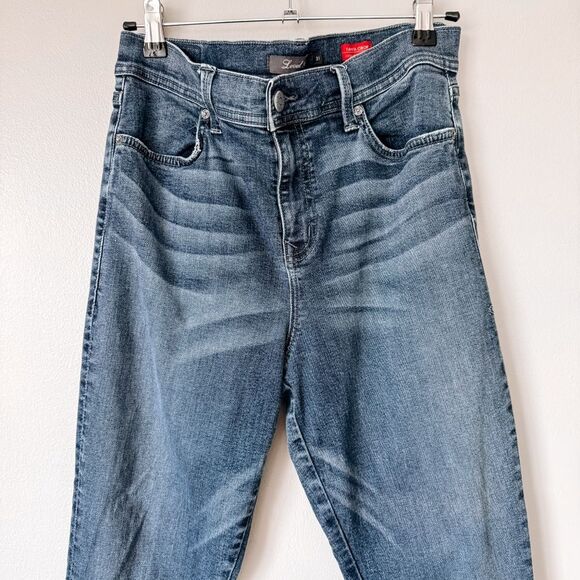 Level 99 Tanya Highest Rise Crop Medium Wash Jean Size 31 - Picture 4 of 10